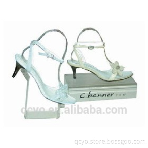 clear warehouse arylic display for shoes platform